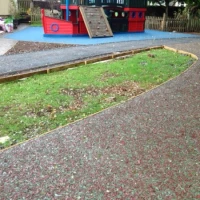 Playground Flooring Construction in Adlington 1