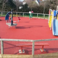 Thermoplastic Playground Markings in Adlington Park 17
